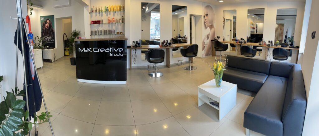 Zdjęcie wnętrza salonu w M&K Creative Studio, Kraków